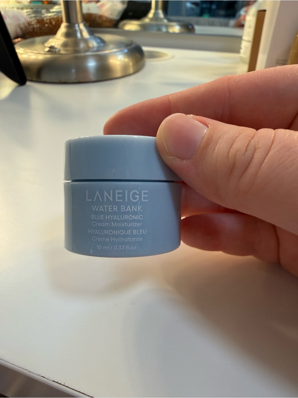 LANEIGE Water Bank Blue Hyaluronic Cream Moisturizer - Pale Blue